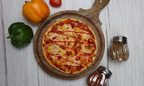 Chilli Cheese Corn Pizza