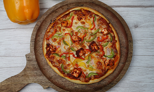 Paneer Tikka Masala Pizza